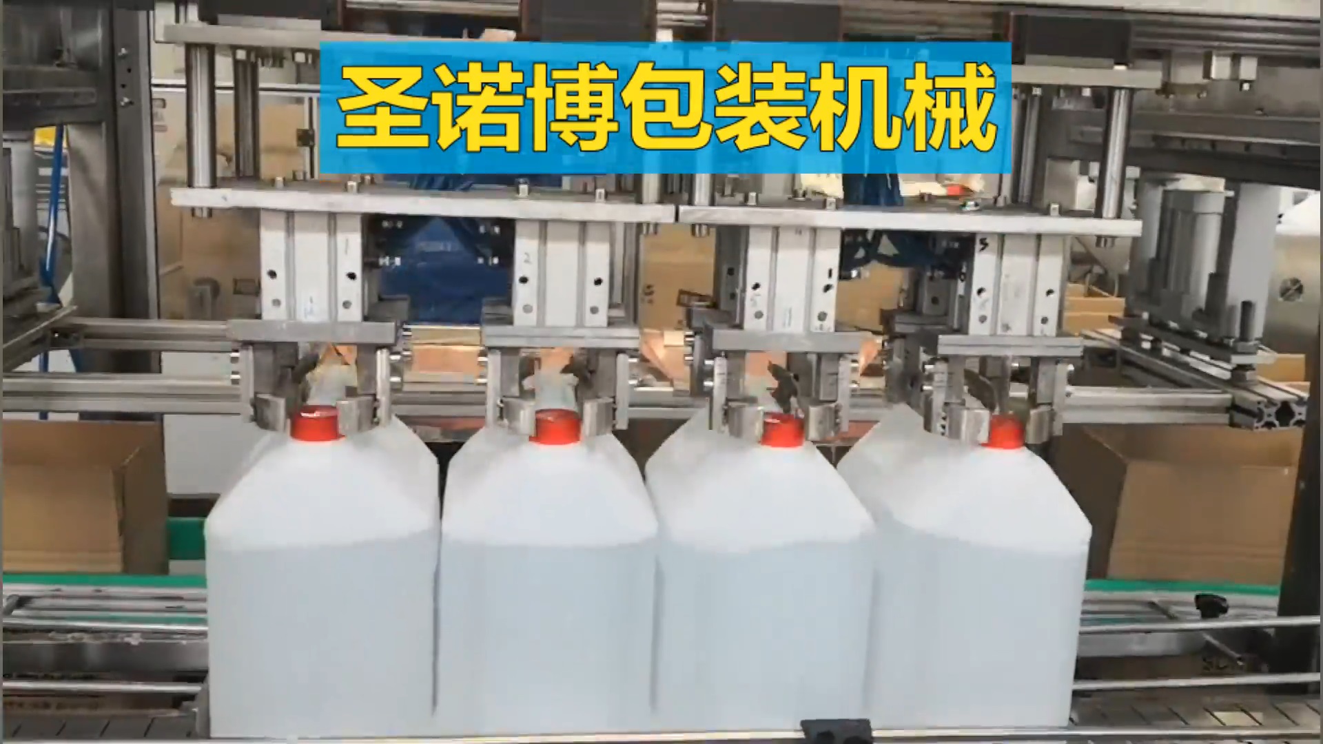 全自動(dòng)抓桶裝箱機(jī)